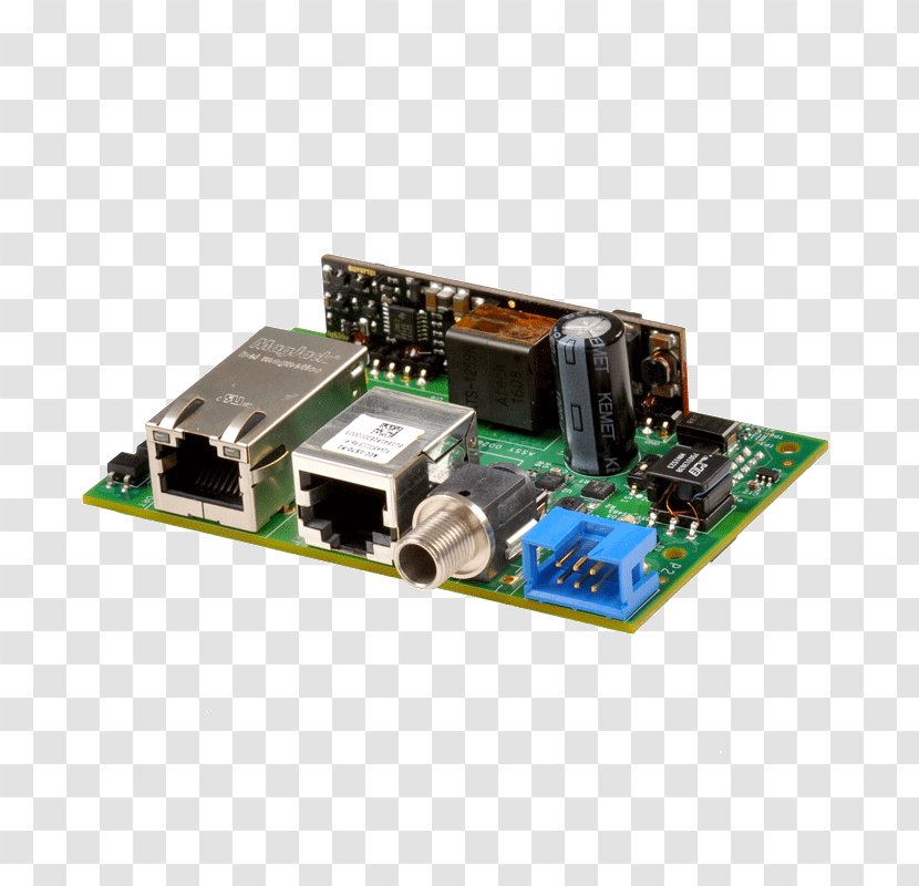 Microcontroller Computer Hardware Motherboard Network Cards & Adapters Electronic Engineering - Electronics Accessory - Power Over Ethernet Transparent PNG