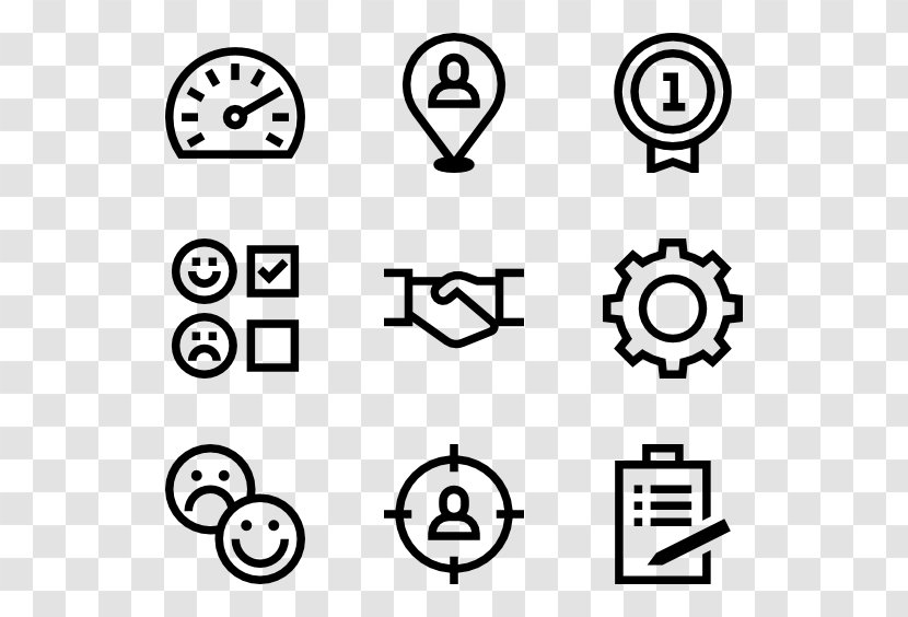 Download Icon Design - Monochrome - Costumer Service Transparent PNG