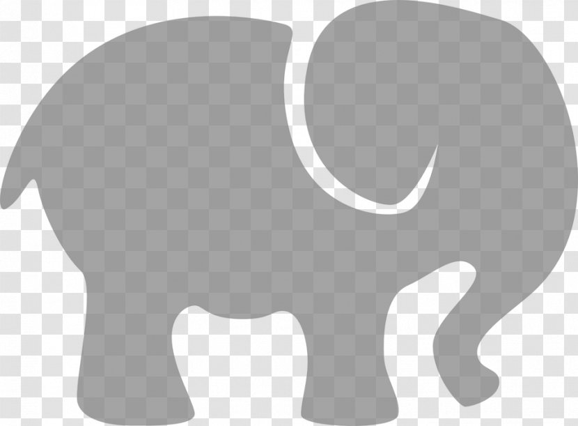 Elephant Grey Clip Art - Elephants And Mammoths - Head Transparent PNG