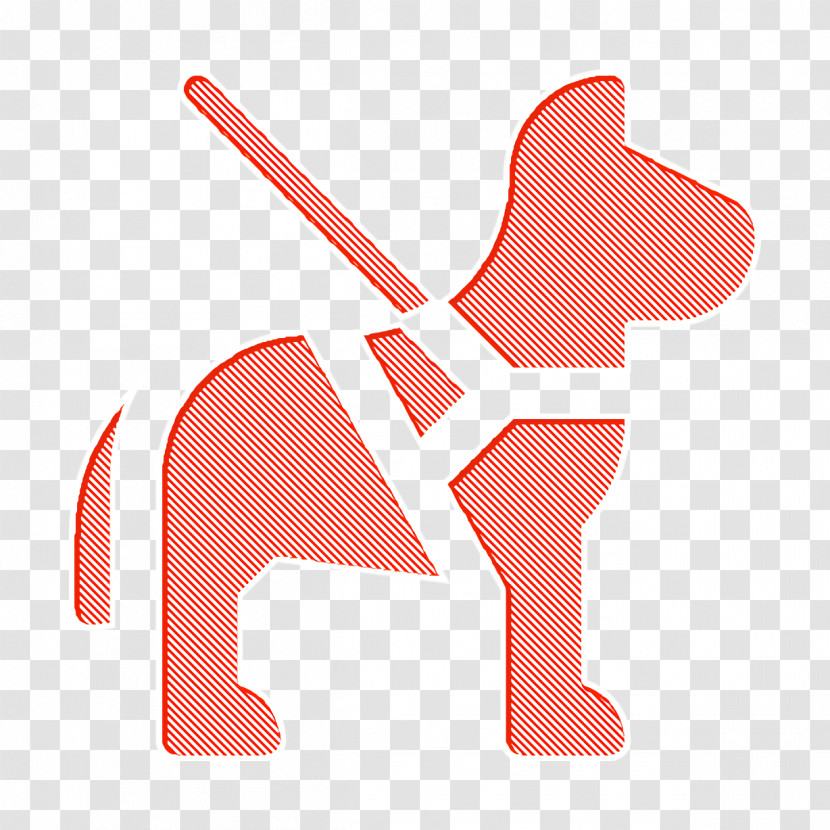 Guide Dog Icon Disabled People Assistance Icon Dog Icon Transparent PNG