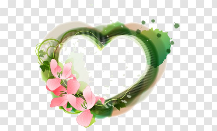 Heart Illustration - Petal - Ink Love Frame Transparent PNG