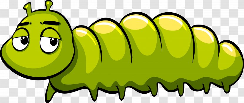 Royalty-free Caterpillar Illustration - Yellow - Green Cartoon Transparent PNG
