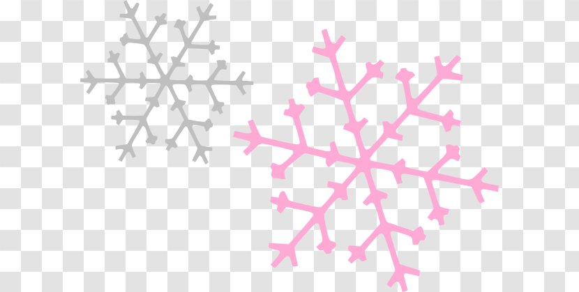 Snowflake Grey Silver Clip Art - Petal - Pink Snow Cliparts Transparent PNG