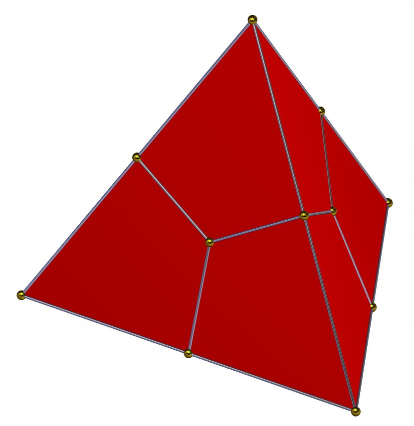Triangle Point Area - Red - Trapezoidal Transparent PNG