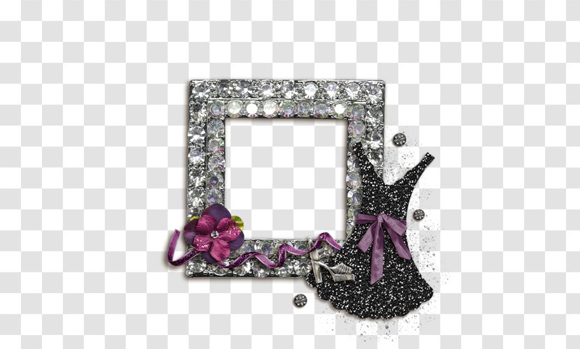 Picture Frames Clip Art - Wall - Beautiful Diamond Frame To Pull Material Free Transparent PNG