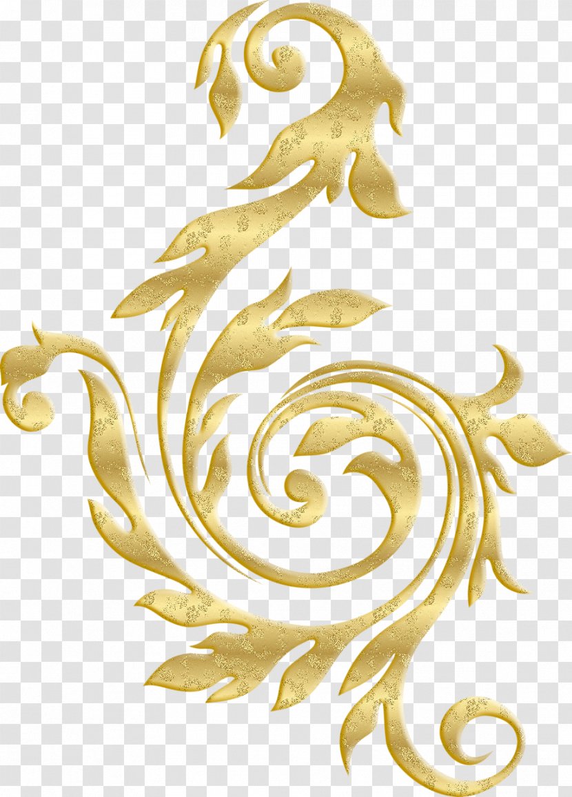 Gold - Ornament - Shading Transparent PNG