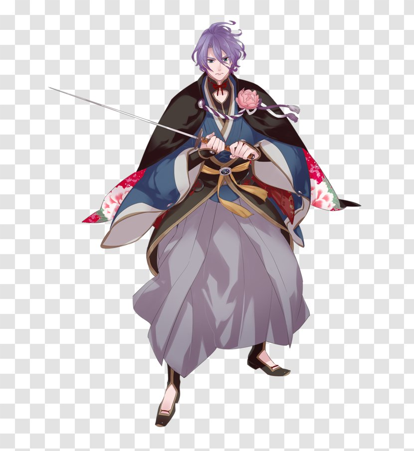 Touken Ranbu Kasen Kanesada 和泉守兼定 Thirty-Six Immortals Of Poetry Yamanbagiri Kunihiro - Silhouette Transparent PNG