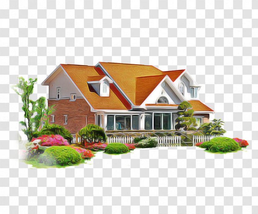 Haunted House Cartoon - Landscaping Plant Transparent PNG