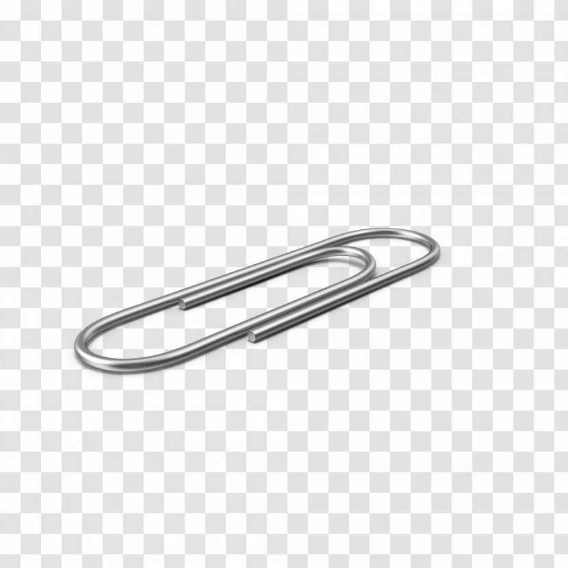 Paper Clip Safety Pin - Material - A Transparent PNG