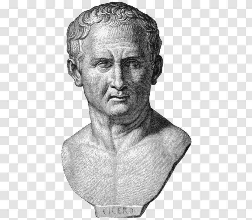 Cicero Ancient Rome Roman Republic De Re Publica Orator - Mark Antony - Sculpture Transparent PNG