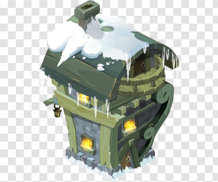 DOFUS Touch Wakfu Play Slots Game - Snow House Residential Buildings Transparent PNG