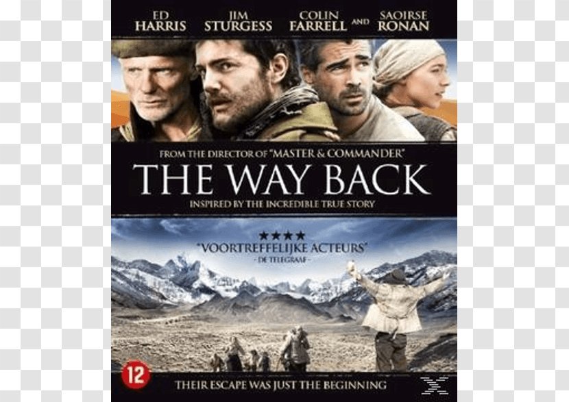 Colin Farrell The Way Back Film YouTube DVD - 127 Hours - Youtube Transparent PNG