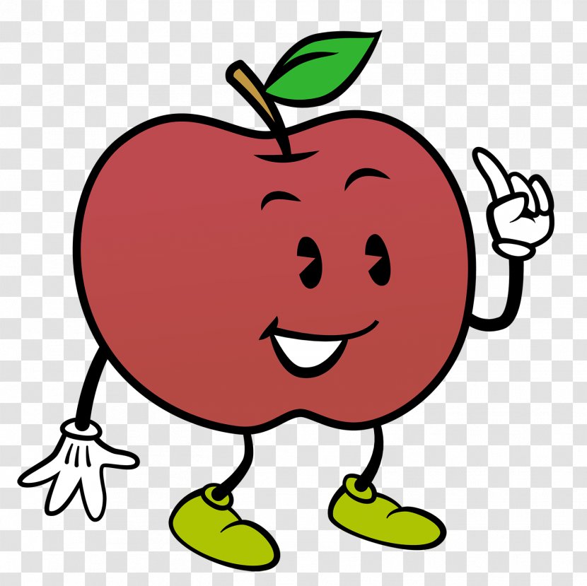 Fruit Drawing Television Image Food - Organism - Cute Apple Transparent PNG