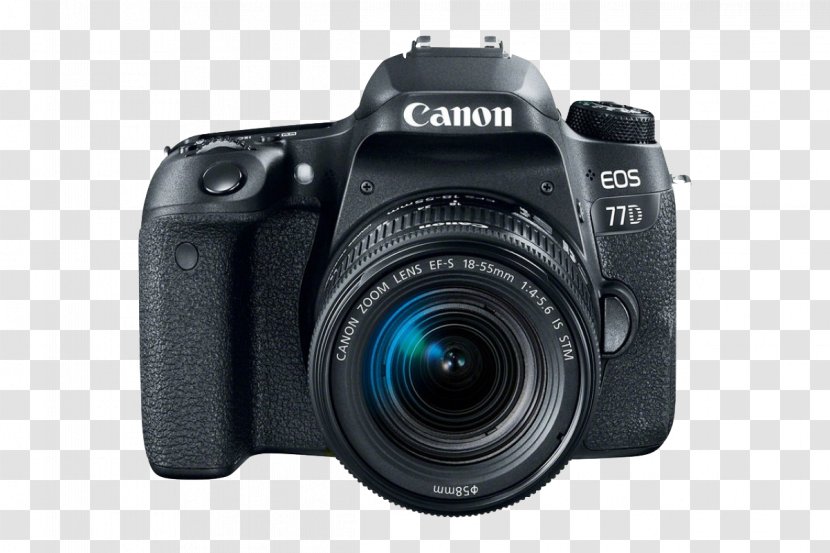 Canon EOS 77D 1300D 800D EF-S 18–55mm Lens 4000D Body - Cameras Optics - Camera Transparent PNG