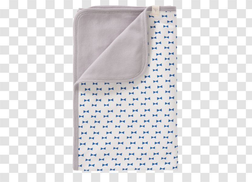 Blue Paperback Cotton Book Cover Textile - Polka Dot - Baby Blanket Transparent PNG