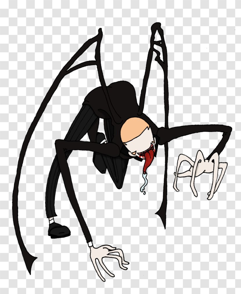 Slenderman Drawing Male - Scary Movie - Slender Man Transparent PNG