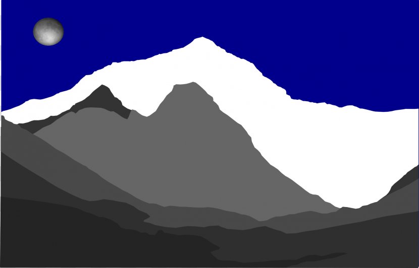 Mount Everest Base Camp Mountaineering Clip Art - Blue - Mountain Transparent PNG