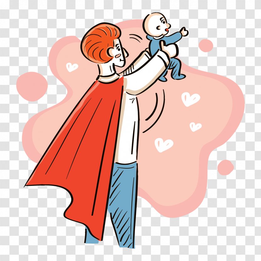 Superman Vector Graphics Father's Day Superhero - Father Transparent PNG