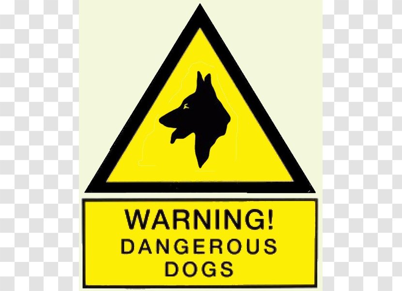 American Pit Bull Terrier Warning Sign Beware Of The Dog Hazard - Signage - Ferocious Dogs Transparent PNG