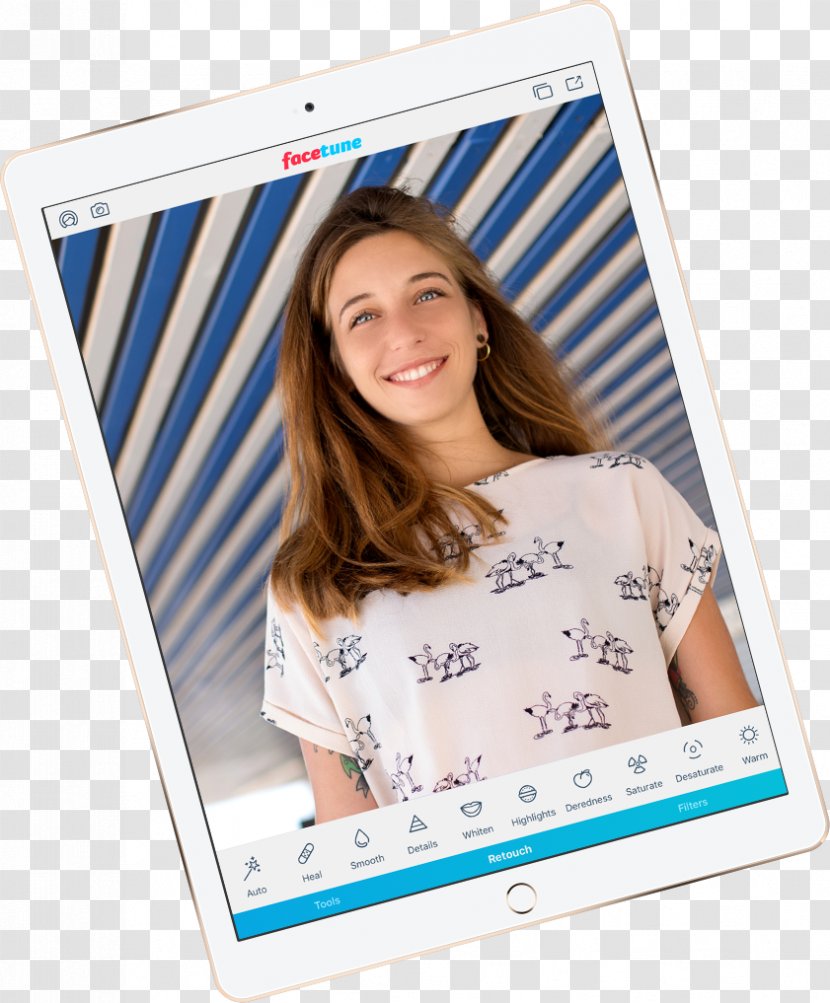 Facetune Photography Computer Software Image Editing - Smile - Selfie Friends Transparent PNG