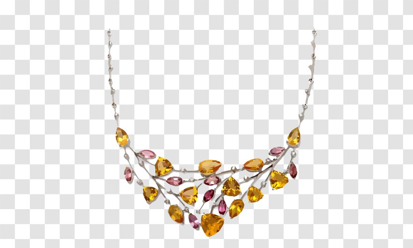 Necklace Gemstone Jewellery - Ring - Yellow Jewelry Transparent PNG