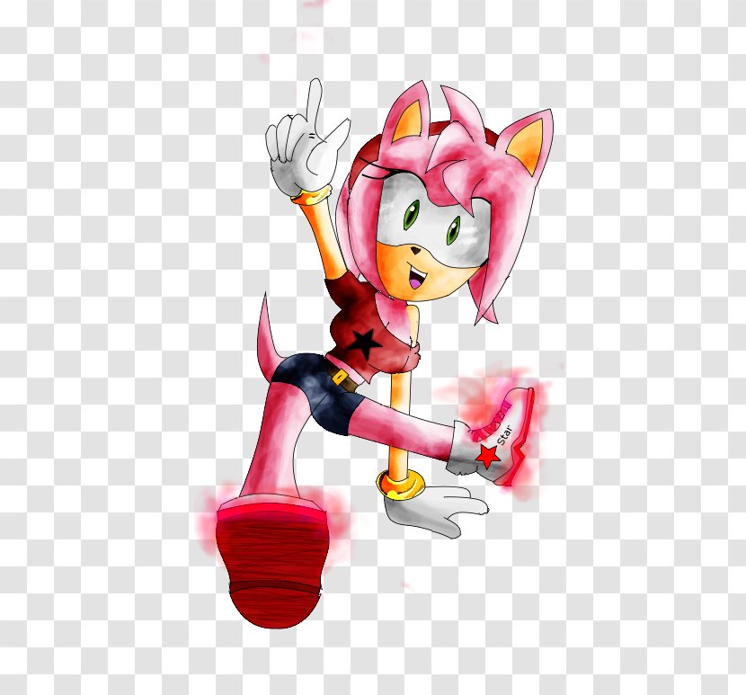 Amy Rose Tap Dance - Cartoon - Sonic The Hedgehog Transparent PNG