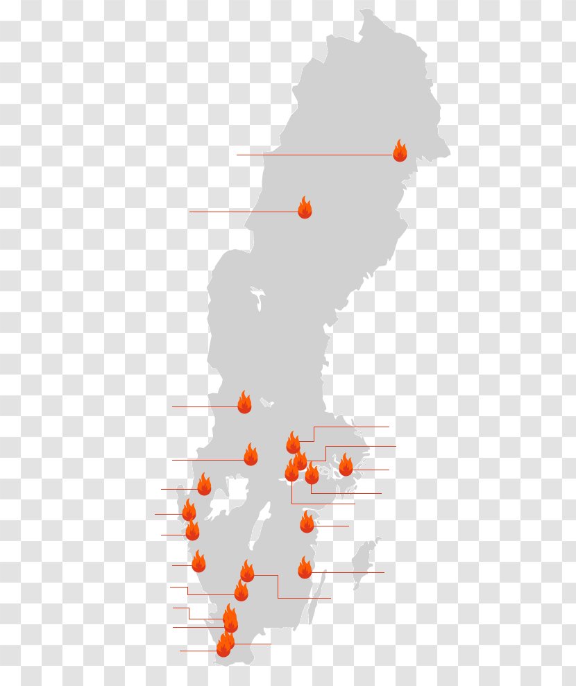 Stockholm Map Illustration Vector Graphics - County Transparent PNG