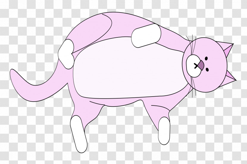 Cat Small Snout Whiskers Cartoon Transparent PNG
