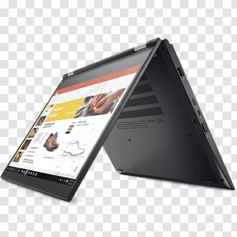 Lenovo ThinkPad Yoga 370 20J Laptop Kaby Lake - Part Transparent PNG