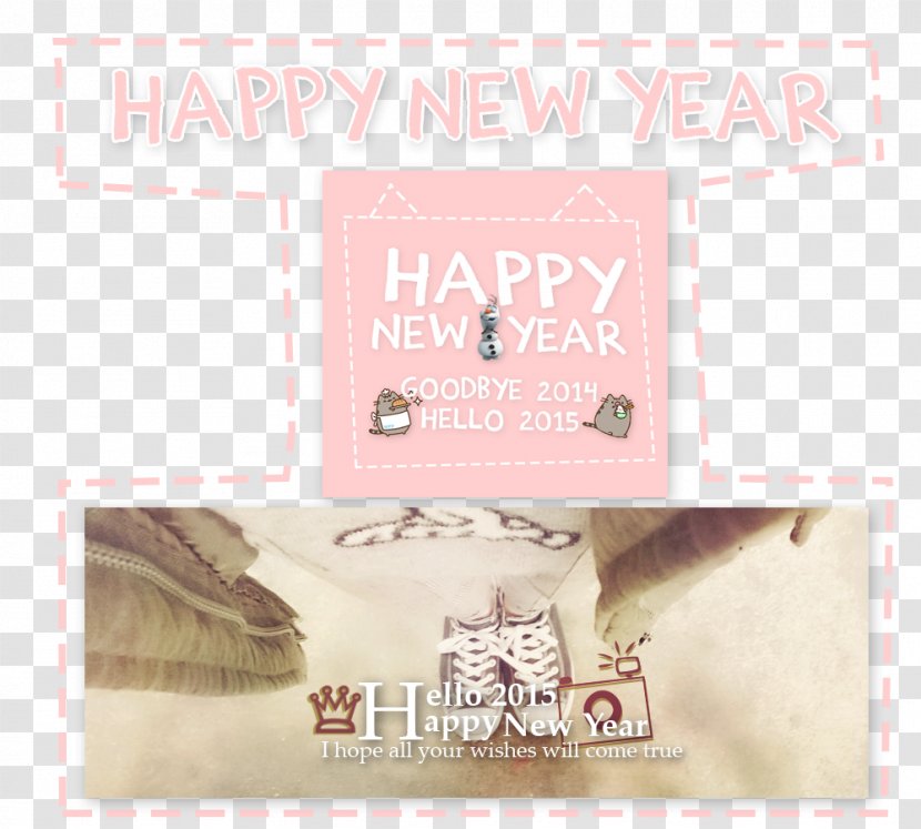 Paper Brand Font - Text - The New Year Wangcai Transparent PNG