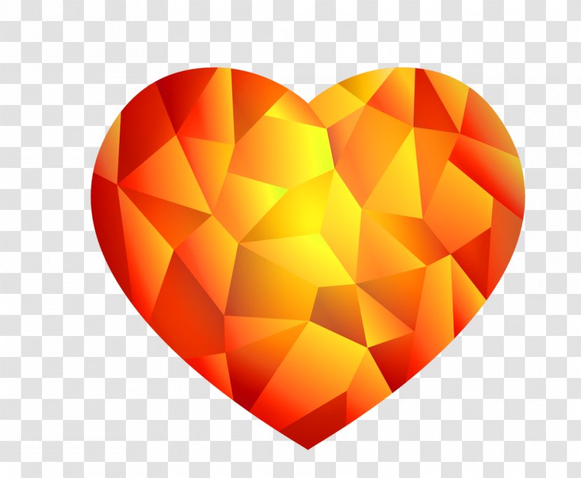 Orange - Tshirt - Peach Triangle Transparent PNG