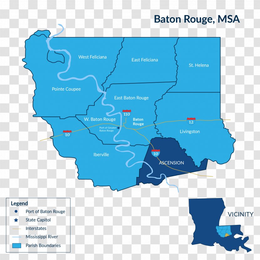 Water Resources Louisiana Map Tuberculosis - Area Transparent PNG