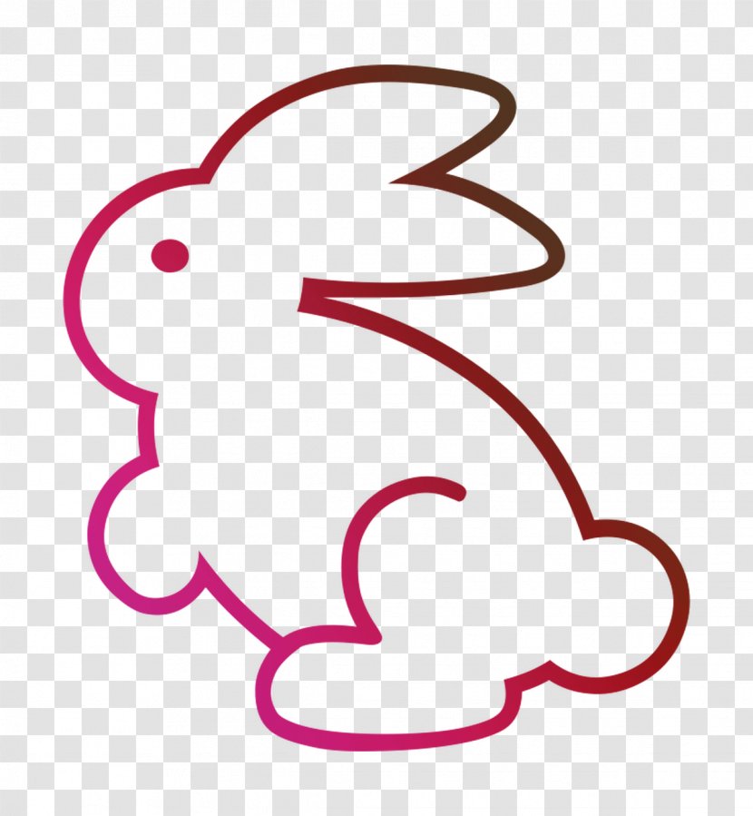 Easter Bunny Clip Art Hare Rabbit Image - Drawing Transparent PNG