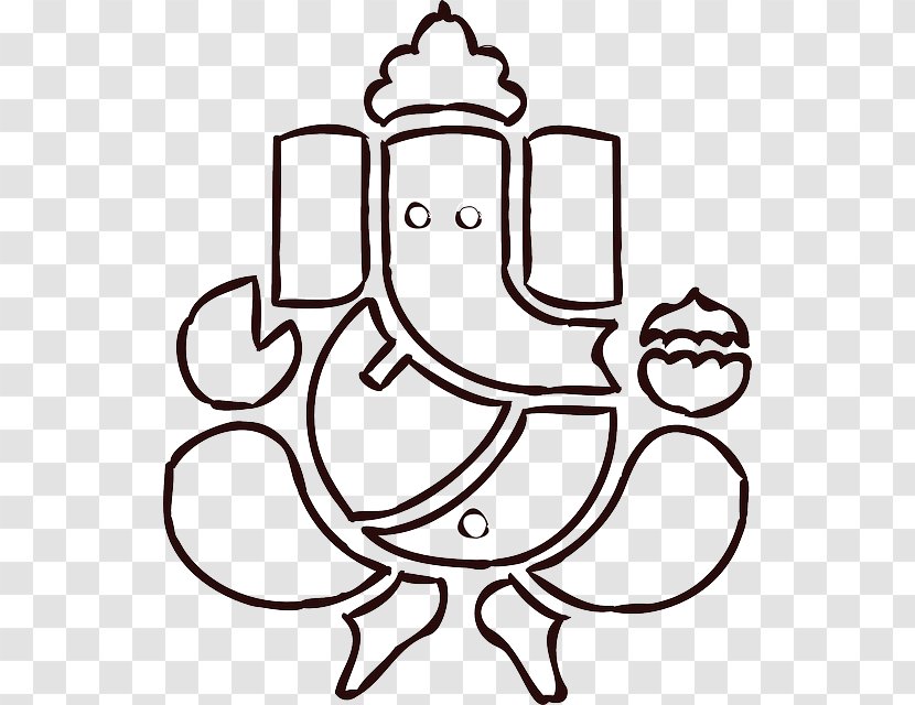 Ganesha Ganesh Chaturthi Hinduism Clip Art - Bhagavan - Indian Elephant Transparent PNG