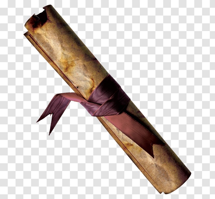 Paper Scroll Harry Potter Parchment Book - Ranged Weapon Transparent PNG