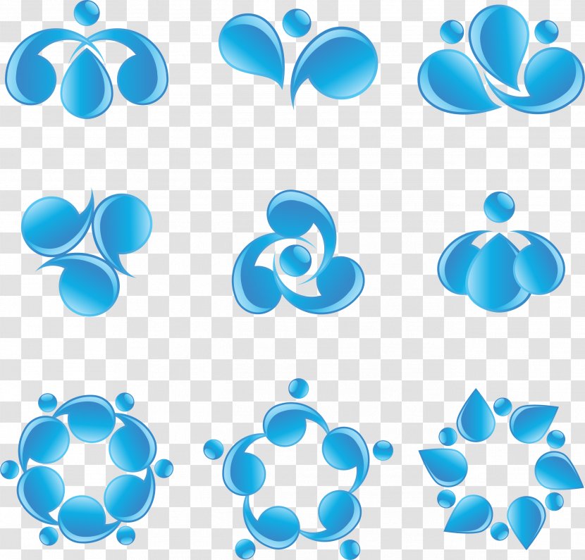 Euclidean Vector Clip Art - Water Resources - Blue Icons Transparent PNG