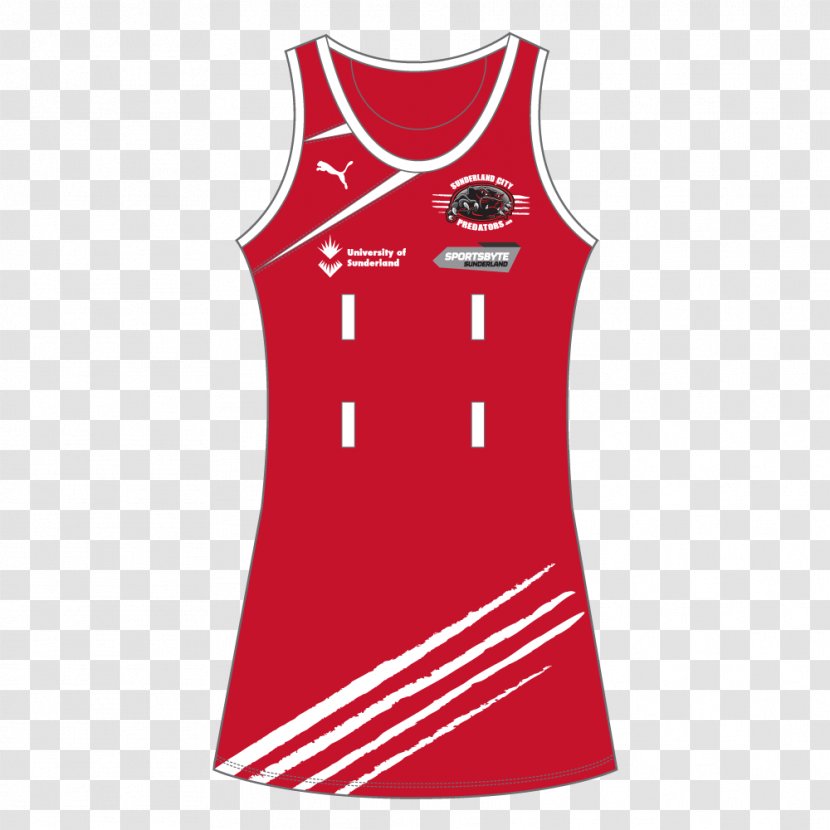 Clothing Sportswear Dress Netball Sleeveless Shirt - Uniform Transparent PNG