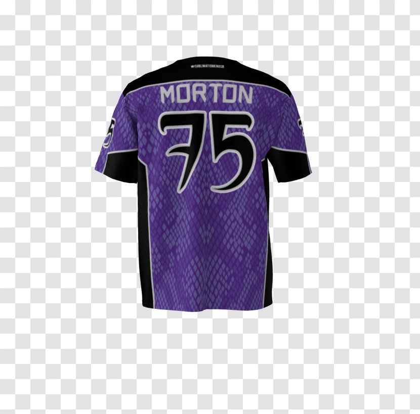 Sports Fan Jersey T-shirt Sleeve Uniform - Purple Softball Transparent PNG