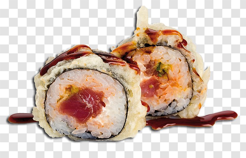 Sushi California Roll Tempura Sashimi Japanese Cuisine - Asian Food Transparent PNG