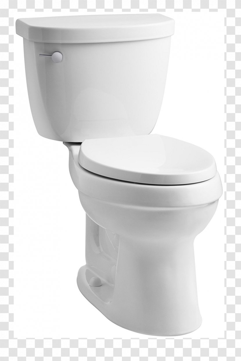 Flush Toilet Kohler Co. Manufacturing EPA WaterSense - Co - Elongated Transparent PNG