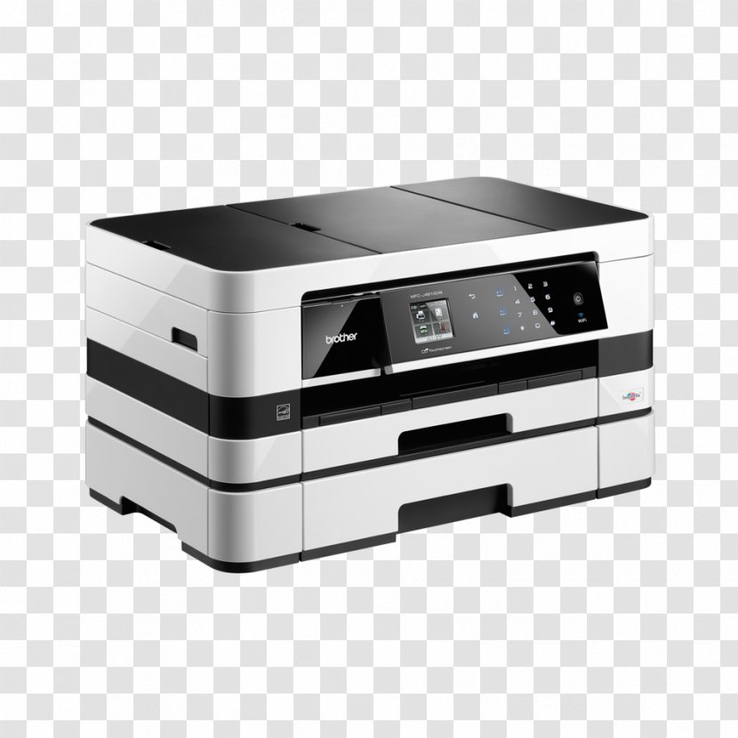 Paper Printer Brother Industries Inkjet Printing - Fax Transparent PNG