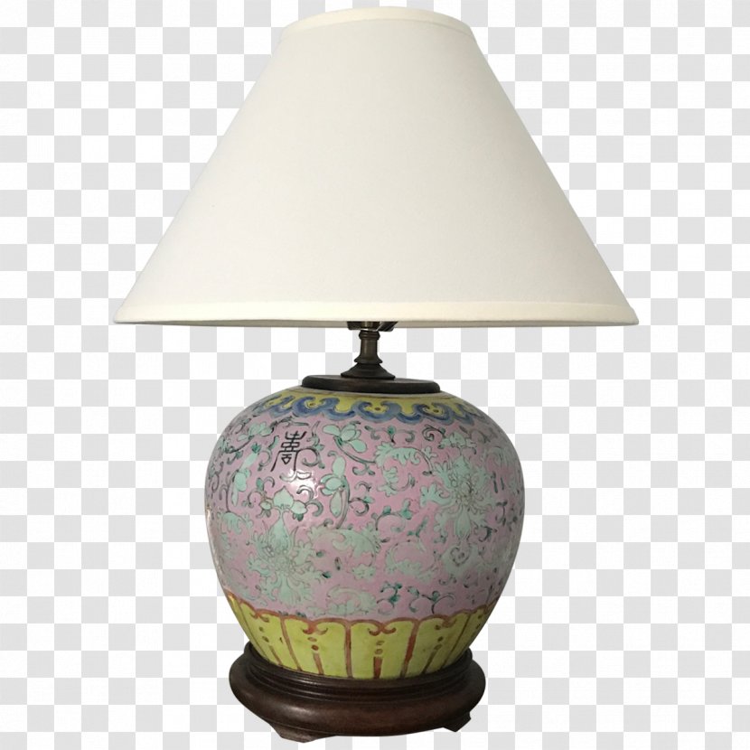 Ceramic - Lighting - Traditional Lamp Transparent PNG