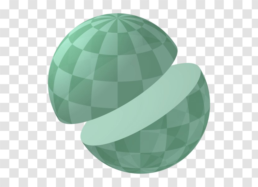 Sphere Ball Three-dimensional Space Great Circle Geometry - Dimension Transparent PNG