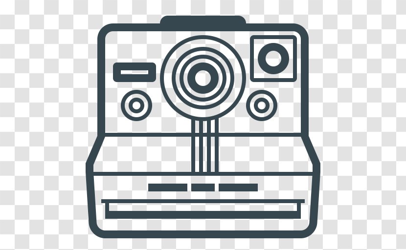 Photographic Film Instant Camera Photography - Black And White - Drawing Transparent PNG