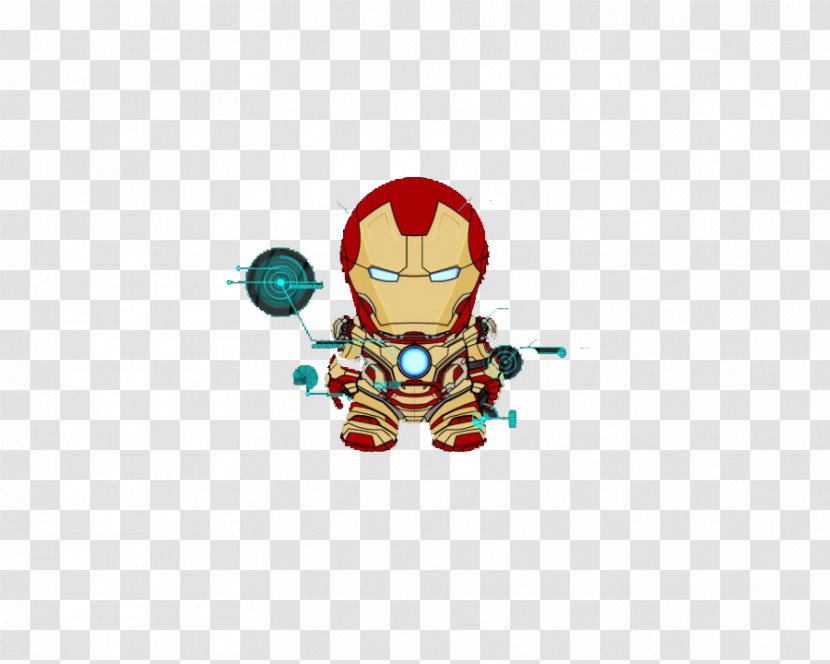 Iron Man Cartoon Illustration - Brave Man! Transparent PNG