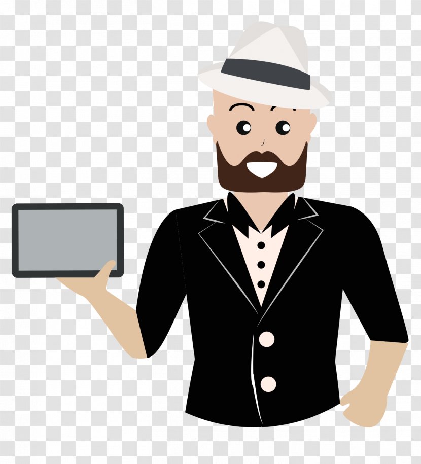 Cartoon Illustration - Formal Wear - Business Man Transparent PNG