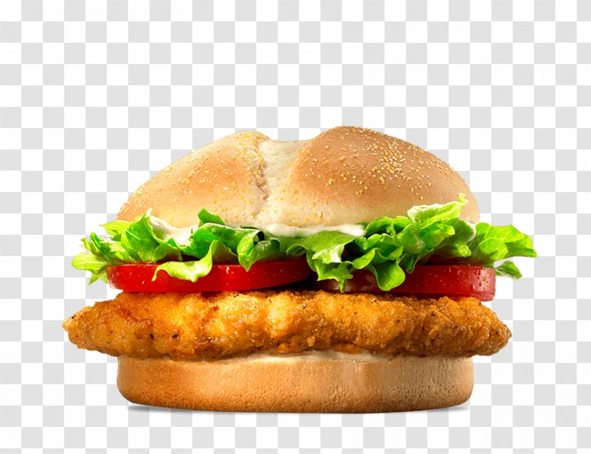 Chicken Sandwich TenderCrisp Hamburger Burger King Specialty Sandwiches Whopper - Nugget Transparent PNG