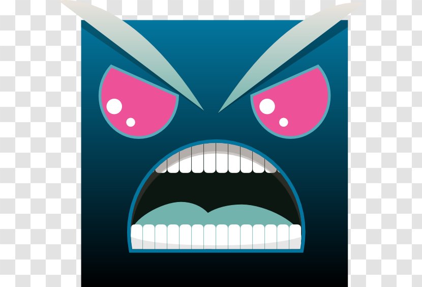 Anger Angry Square - Eye - Runner Clip ArtEye Transparent PNG