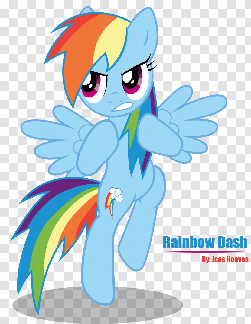 Rainbow Dash Pony Art - Watercolor Transparent PNG