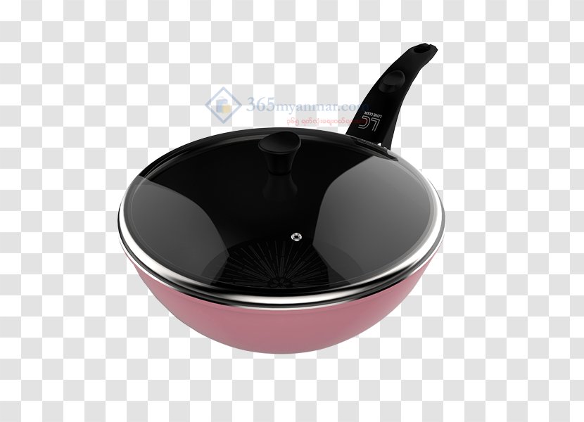 Frying Pan Wok Kitchenware Ceramic - Cooking Transparent PNG